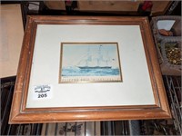 Clipper ship "Nightingale" print