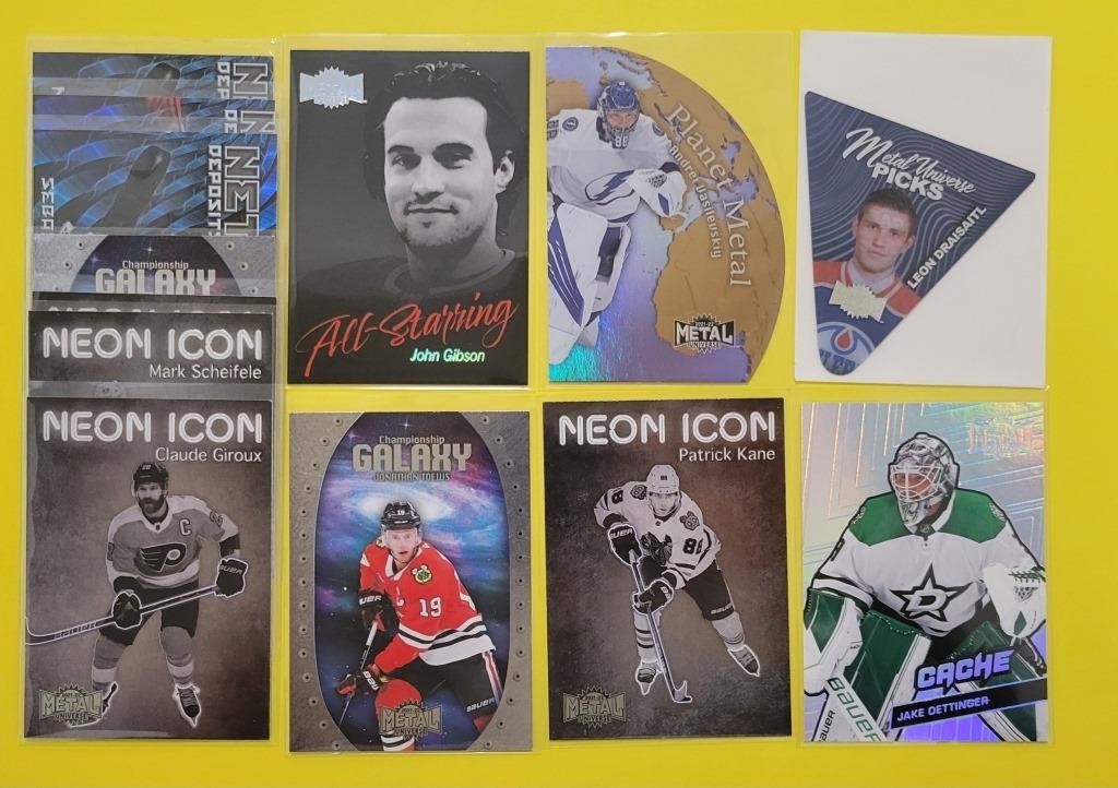 Assorted SkyBox NHL Metal Universe Inserts