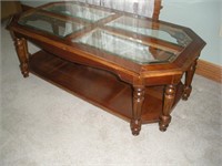 Glass Coffee Table  50x26x17 inches