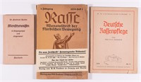 3 WWII GERMAN RACIAL TEACHING BOOKS