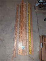 Advertising measure sticks