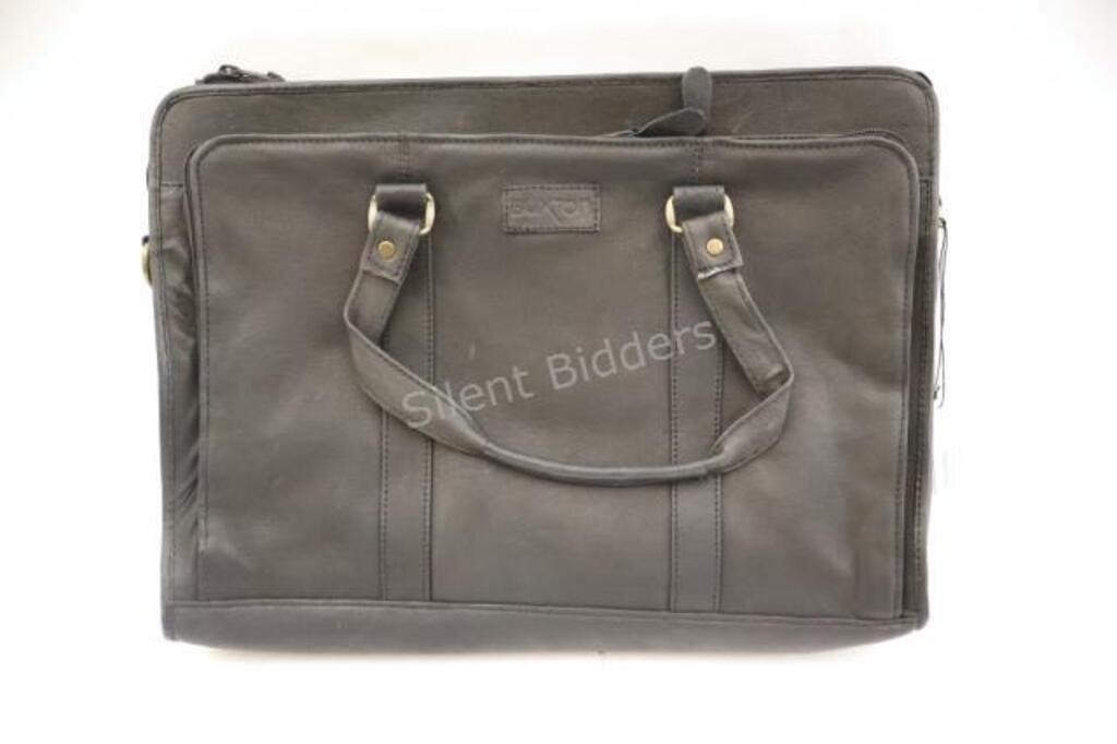Buxton Leather Computer & Accessories Case