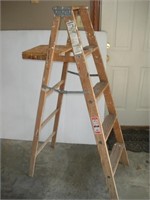 5ft Werner Wooden Step Ladder