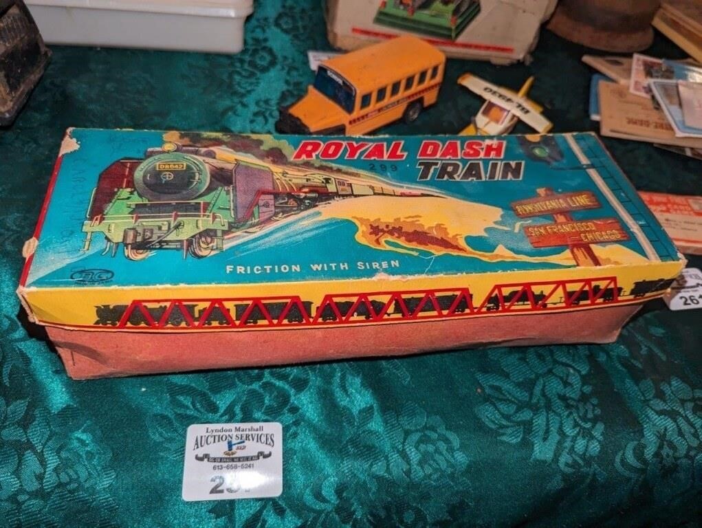 Royal Dash Friction Toy Train w/ Box