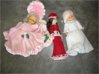 (3) Dolls  12 inches tall