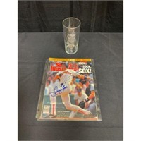 (2) Dwight Evans Items With Auto And Glass