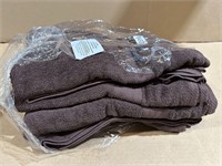 NEW 4 pack everyday bath towels brown