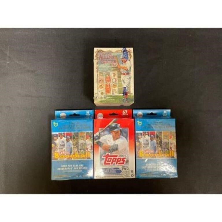 (4) Unopened Blaster Boxes/hanger Boxes Baseball