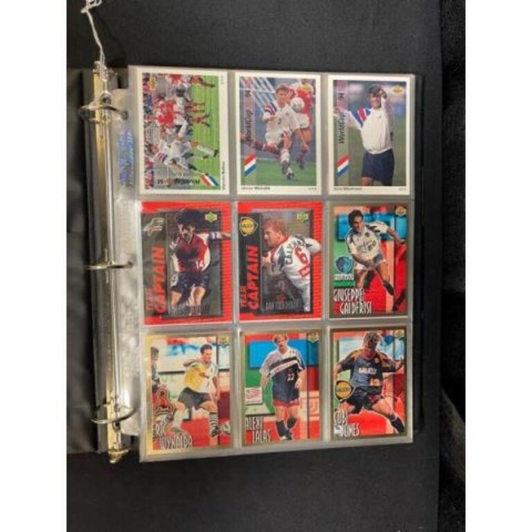 (136) 1990's Upper Deck Soccer Cards