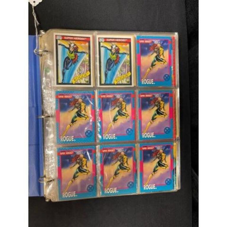 (180) Early 1990's Marvel Rogue Superhero Cards