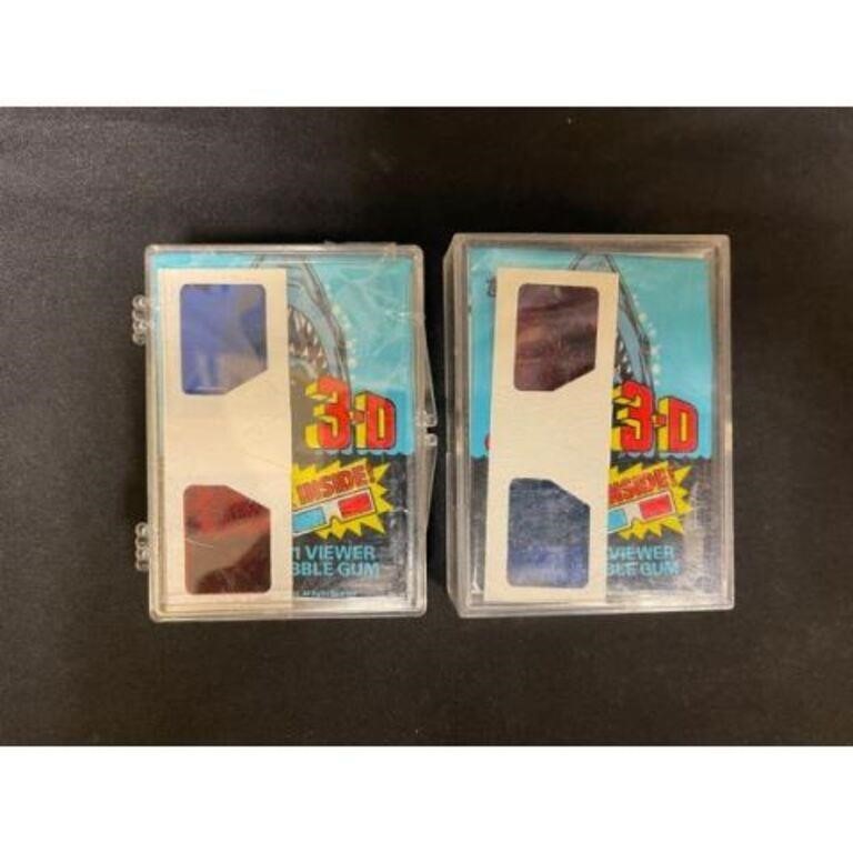 1983 Topps Jaws 3d Complete 44 Cards Sets