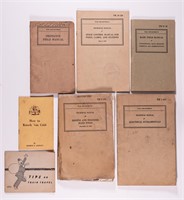 7 WWII US FIELD MANUALS AND PAMPHLETS