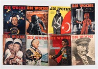8 DIE WOCHE WWII GERMAN MAGAZINES