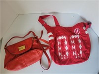Indiana University bag and a purse