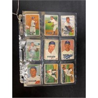 (18) 1951 Bowman Baseball Cards Mixed Grade