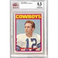 1972 Topps Roger Staubach Rookie Bvg 6.5