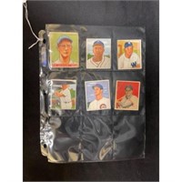 (6) Baseball Cards 1933-1950