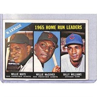 1966 Topps Homerun Leaders Mays/mccovey
