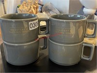 Starbucks Stackable Mugs Set of 4 (Dining Room)