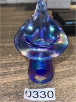 Small 1999 Gibson Bud Vase? Glass Art (Dining
