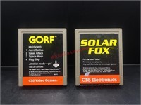 ATARI Gorf & Solar Fox Video Game Combo