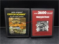 ATARI Midnight Magic & Canyon Bomber Game Combo