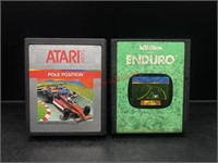 Atari Enduro & Pole Position Video Game Combo