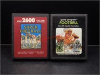 Atari Video Football & Super Football Game Lot