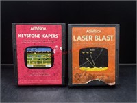 Atari Video Keystone & Laser Blast Game Lot
