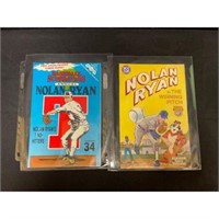 (3) Vintage Nolan Ryan Items Comics/ll Magazine