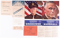 WWII US ARMY PAPER EPHEMERA