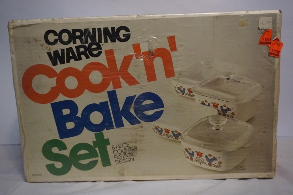 Corning Ware Bake Set Country Festival