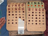 Collection of vintage bingo cards