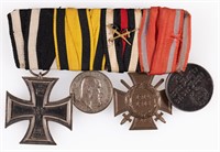 IMPERIAL GERMAN WWI MEDAL BAR