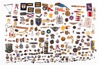 LARGE LOT MILITARY INSIGNIAS
