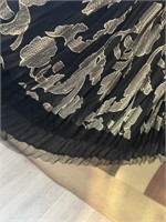 Emb Black Lace Skirt size 8