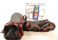 2 - Duffle Bags, Fire Extinguisher & Flashlight