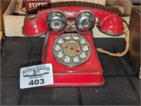 Vintage child's toy telephone