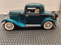 1932 Ford 3 Window Coupe model car. Die cast. 6