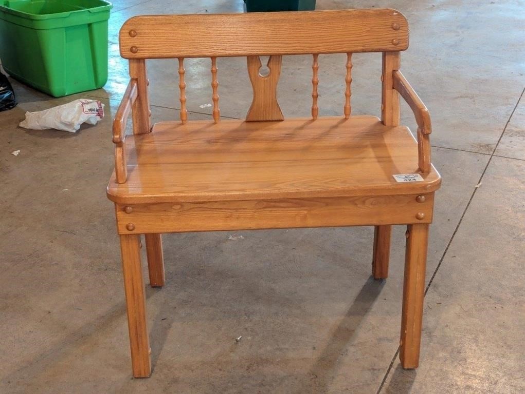 Wooden Child's bench