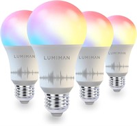 Smart Light Bulbs, RGB Changing Smart Bulb, (4)