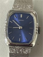 Secko Blue And Silver Watch Ladies
