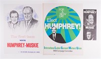 HUMPHREY PRESIDENTIAL CAMPAIGN POSTERS