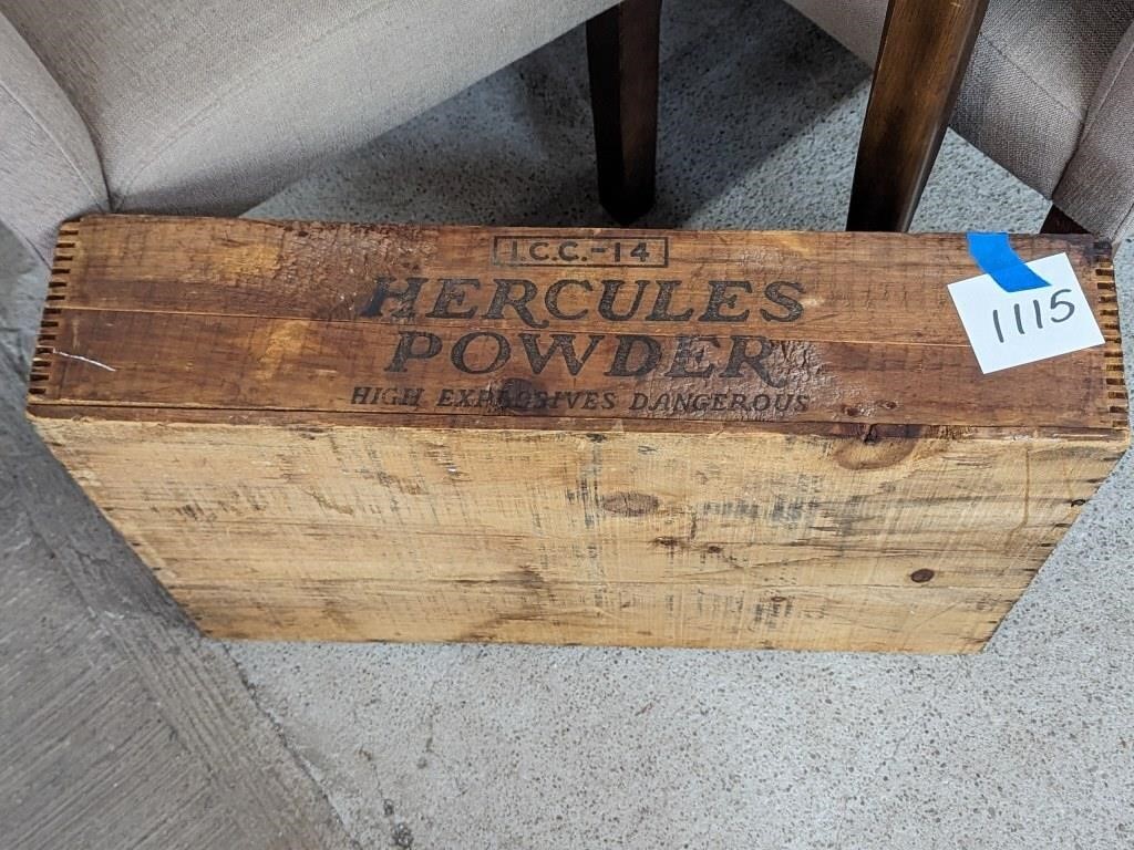 Hercules Powder Crate