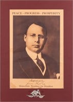 JAMES COX 1920 PRESIDENTIAL CAMPAIGN POSTER
