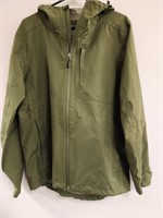 Swiss Tech hooded jacket. Sz s 34-36. Green