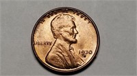 1930 S Lincoln Cent Wheat Penny Uncirculated Rare