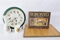 1997 MFA Chirping Wall Clock, Toronto Book