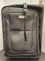 Protocol black suitcase on wheels 22in tall x