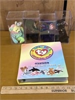 Beanie babies and beanie baby collector cards